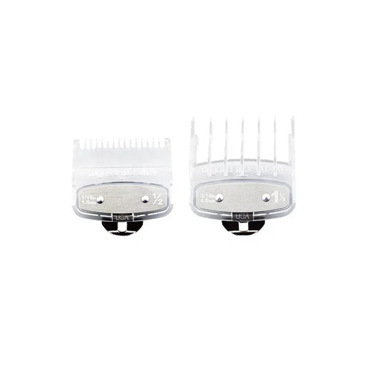 Premium Clipper Guide Set (0.5, 1.5) - Transparent