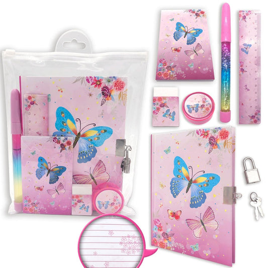 Quest Butterfly Stationery Set Multi - USA