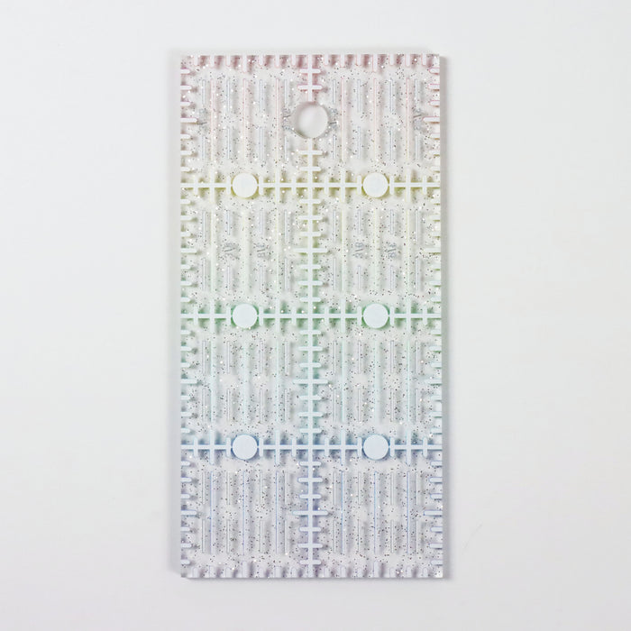 Rainbow Gradient | Glitter - 4" x 2" Ruler