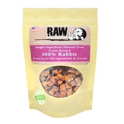 Raw Dynamic D 3.6oz air dried Rabbit Treats
