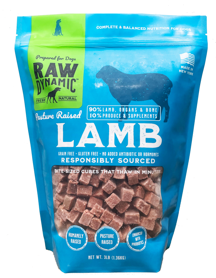 Raw Dynamic Frozen Lamb Formula for Dogs