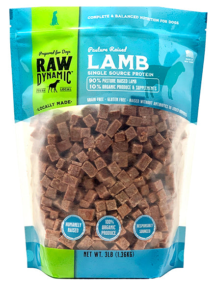 Raw Dynamic Frozen Lamb Formula for Dogs