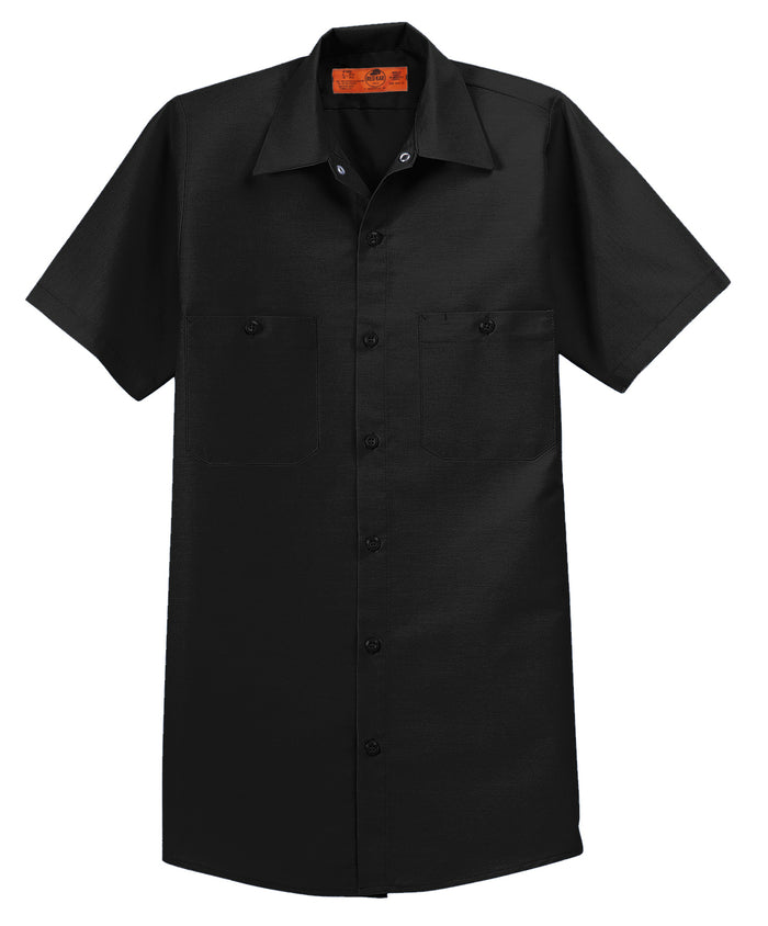 RED KAP - SHORT SLEEVE WORK SHIRT LONG SIZE  *