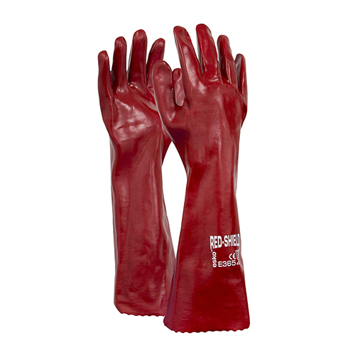 Red Shield Gauntlet 45cm Gloves | 12 Pairs