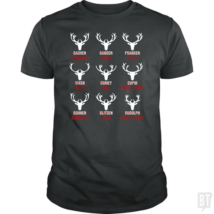 SunFrog-Busted Anjaka Classic Guys / Unisex Tee / Dark Heather / S Deer Emoticon