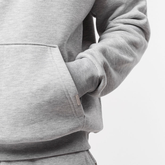 Relaxed Fit 1/4 Zip Fleece | Grey Marl