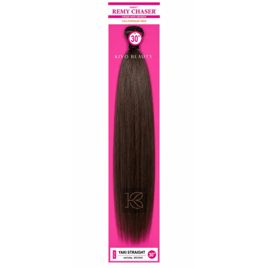 Remy Chaser Premium Synthetic Weave - Yaki Straight 30'' Natural Brown
