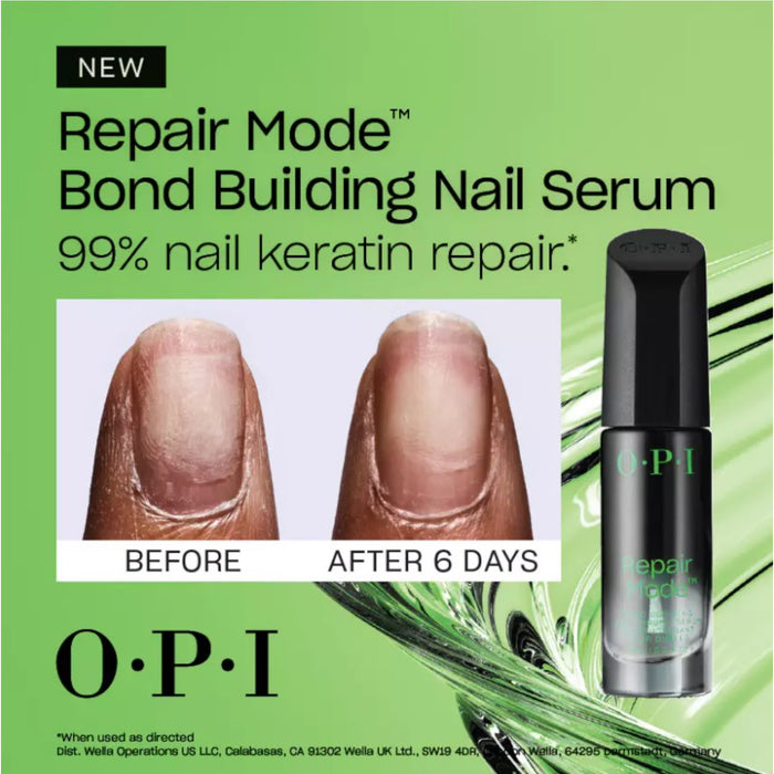 OPI Repair Mode Nail Treatment benefit poster.