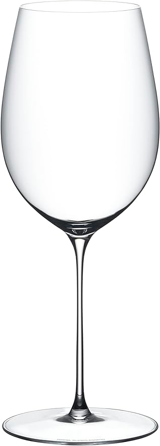 Riedel superleggero Bordeaux grand wine glass on a white background
