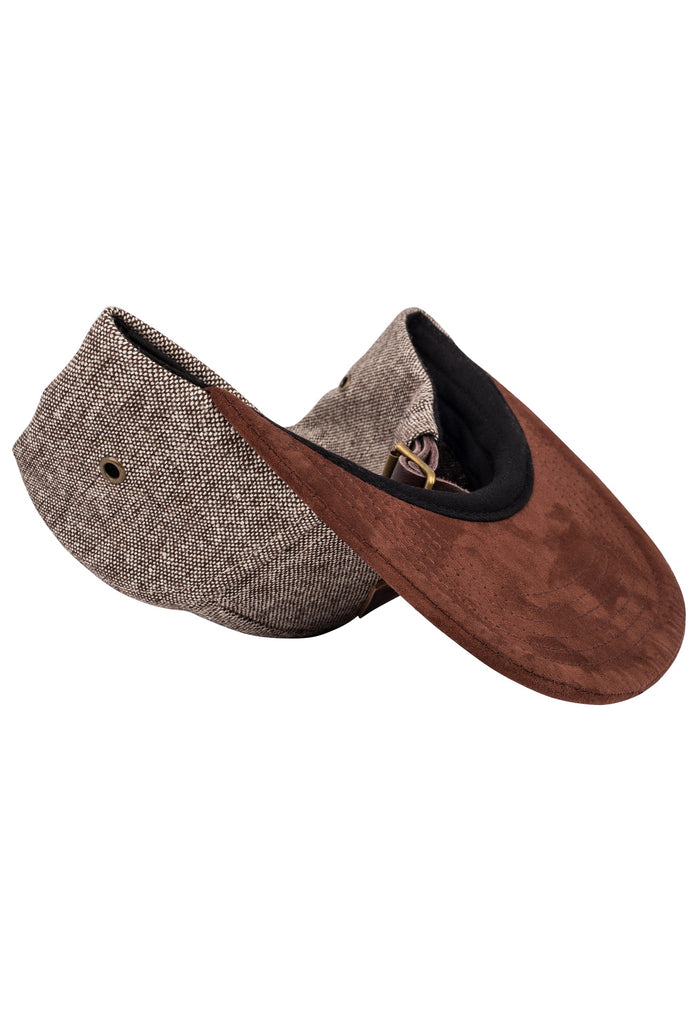 Blackskies-Roots-5-Panel-Cap-Brown-Suede-Brim