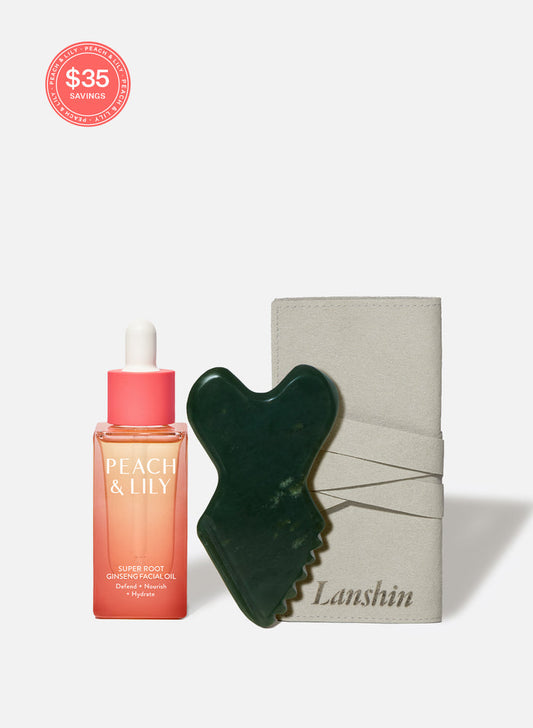 Peach & Lily Rooted in Ritual Nourish & Sculpt Set Products