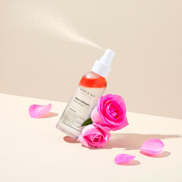 Mary & May Rose Collagen Mist Serum Nudie Glow Australia