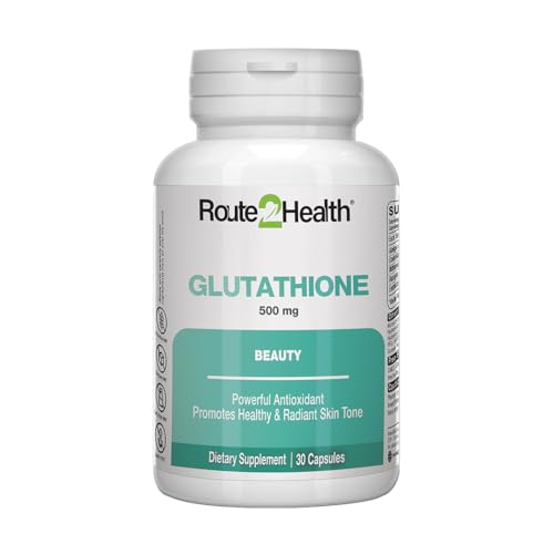 Route 2 Health Glutathione - 30 Capsules for Skin Glow & Immunity
