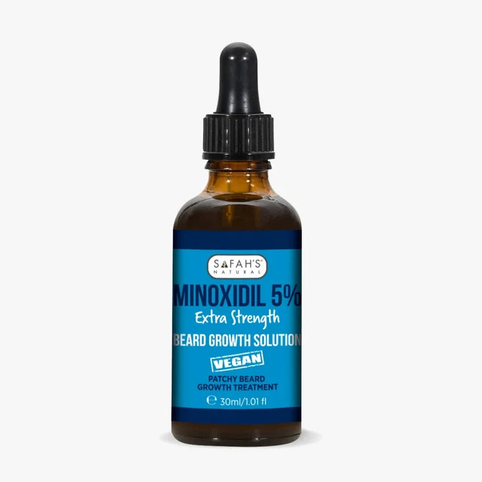 Safahs Natural Minoxidil 5% Extra Strength Beard Growth Solution 30ml