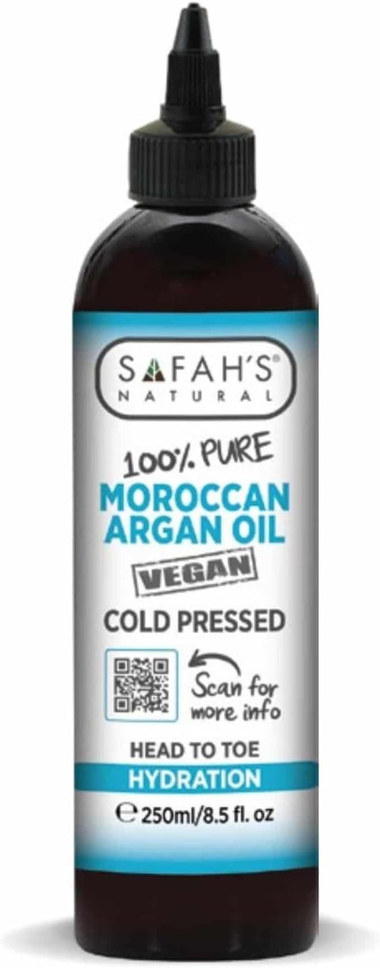 Safahs Natural Moroccan Argan Oil 250ml