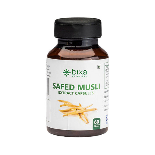 Safed Musli Extract 60 Veg Capsules (450mg) 30% Saponin