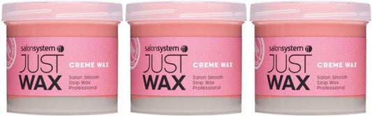 Salon System Just Wax Creme Wax 450g 3 Pack