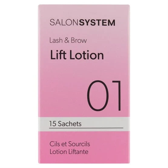 Salon System Lash and Brow Lift Lotion 01 15 Sachets