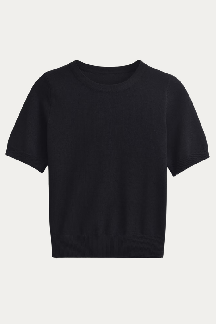 Samantha White Knit Shirt