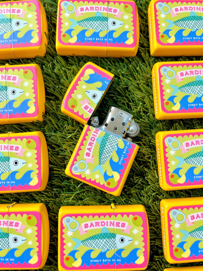 Sardine Refillable Lighter: Imperfect