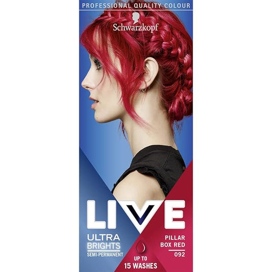 Schwarzkopf Live Ultra Brights - 092 Pillar Box Red