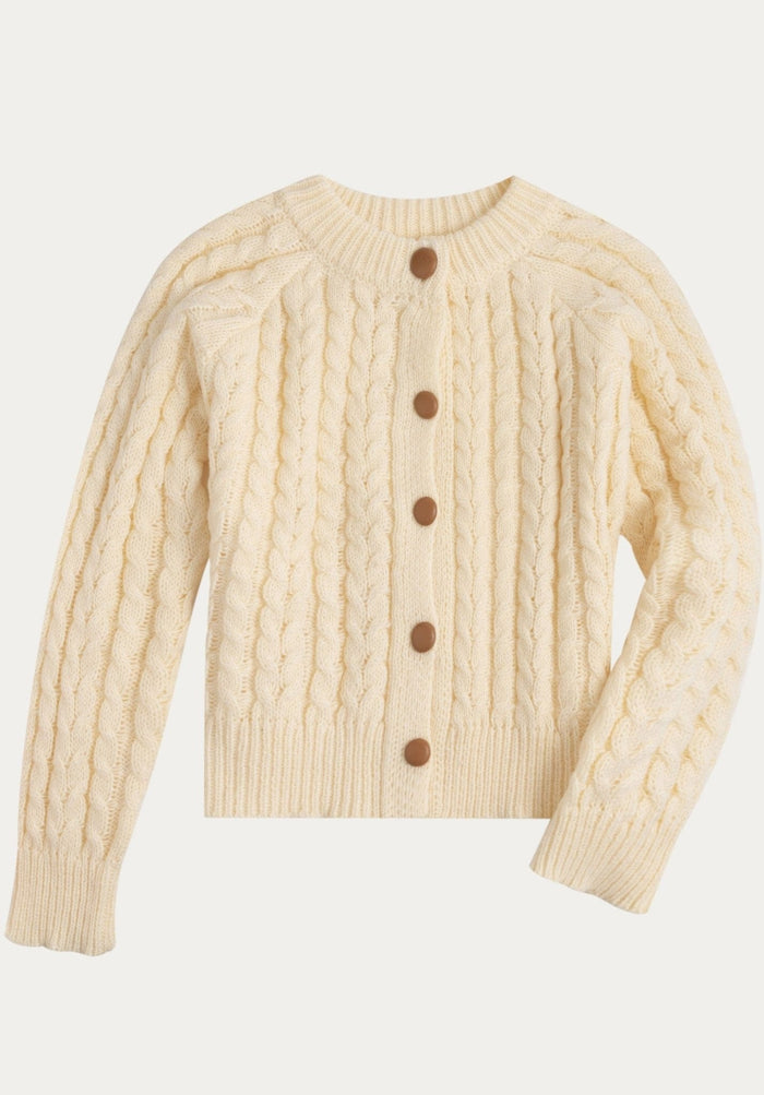 Seraphina Cream Cardigan - DAStyle