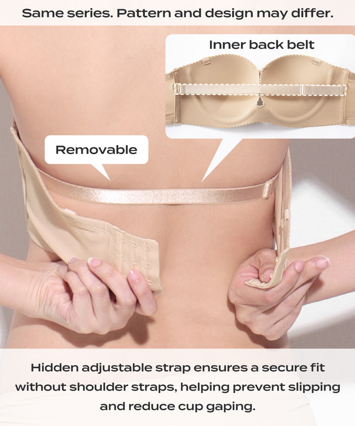 Sexy Lace Strapless Push-Up Bra & Panty