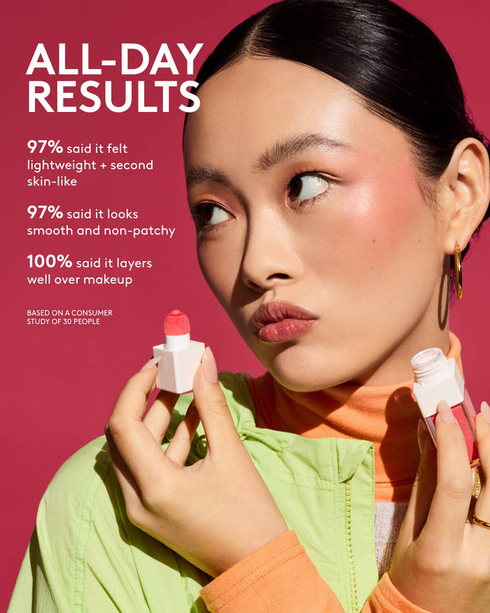Shake 'n Play Buildable Liquid Blush — Fiya Papaya
