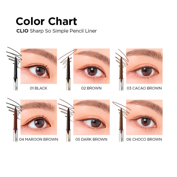 CLIO Sharp, So Simple Waterproof Pencil Liner Nudie Glow Australia