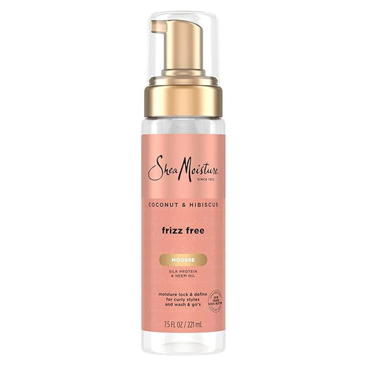 Shea Moisture Coconut and Hibiscus Frizz Free Curl Mousse 7.5oz