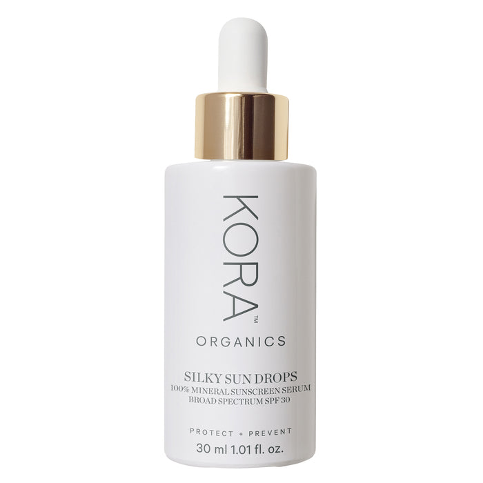 Kora Organics-Silky Sun Drops 100% Mineral Sunscreen Serum Spf 30-Sun Care-1_CommercialImage-The Detox Market |