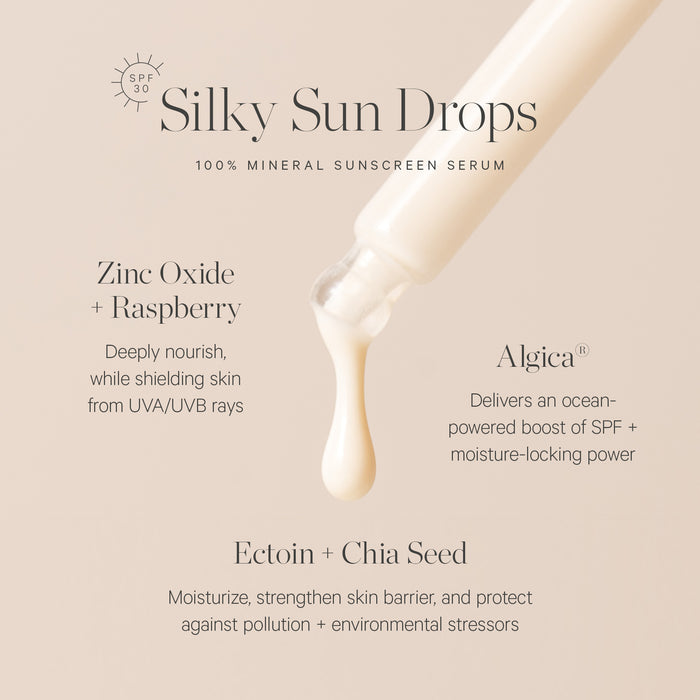 Kora Organics-Silky Sun Drops 100% Mineral Sunscreen Serum Spf 30-Sun Care-s2742237-av-01-The Detox Market |