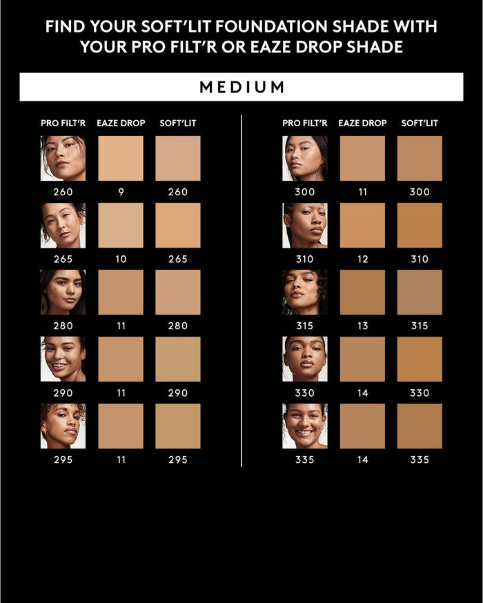 Soft'lit Naturally Luminous Longwear Foundation — 330