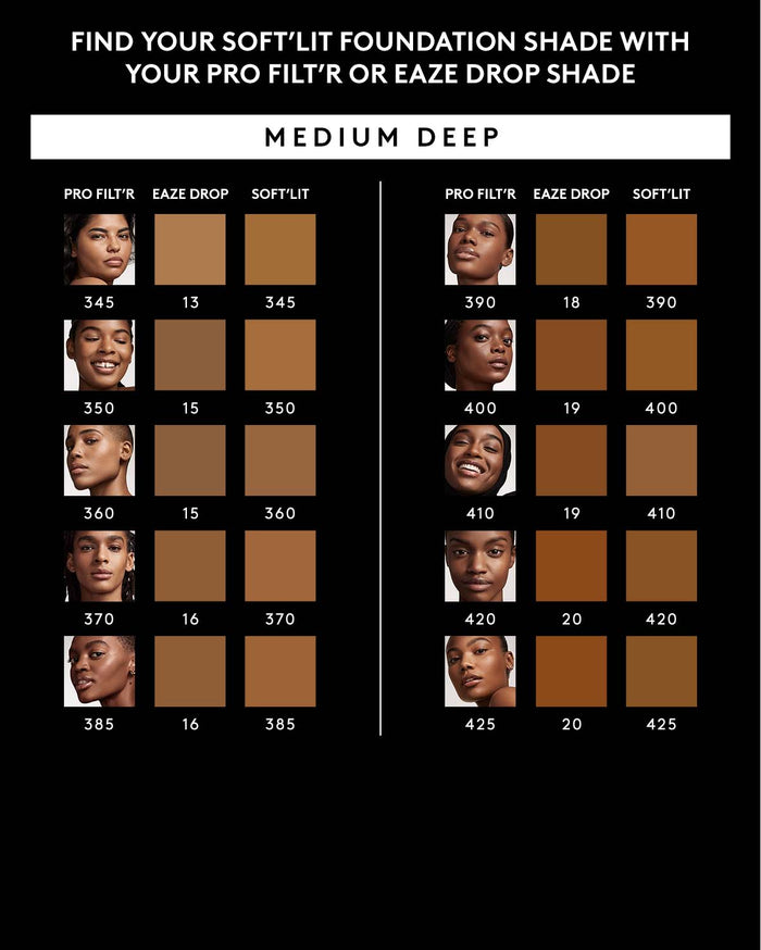Soft'lit Naturally Luminous Longwear Foundation — 345