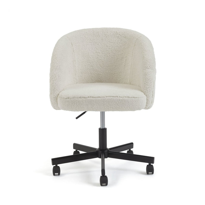 Sonny Fabric Office Chair - Black & White
