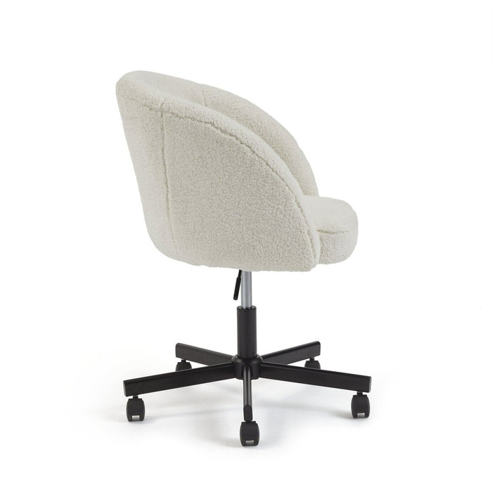 Sonny Fabric Office Chair - Black & White
