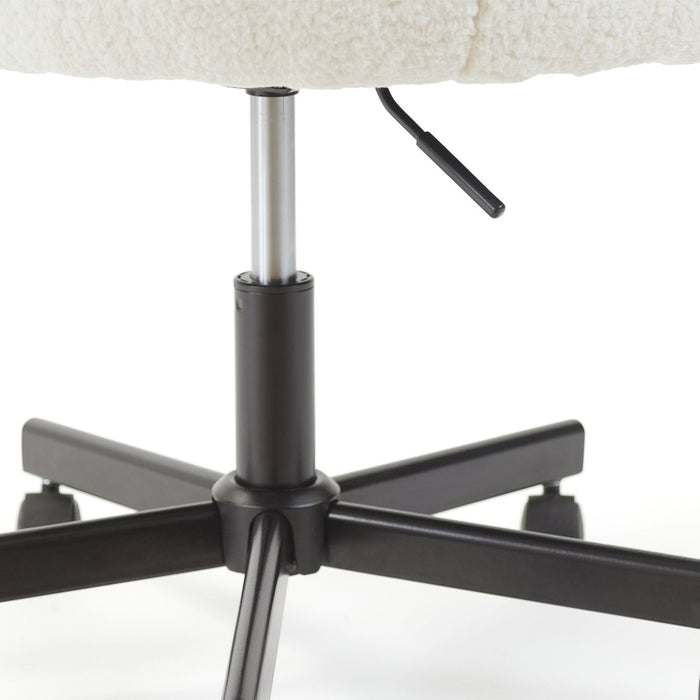 Sonny Fabric Office Chair - Black & White