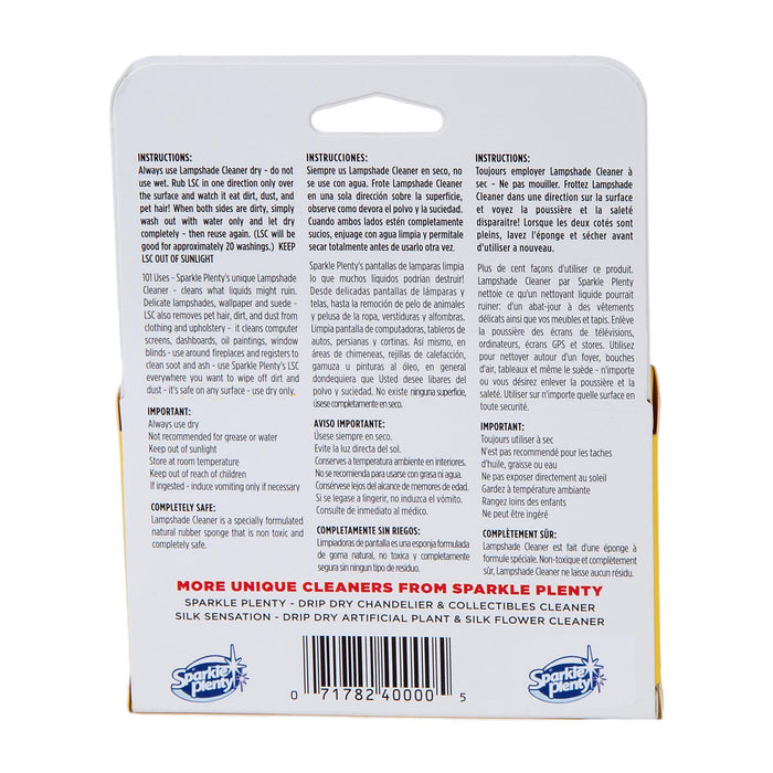 Sparkle Plenty Brand Dry Lamp Shade Cleaner (99052)