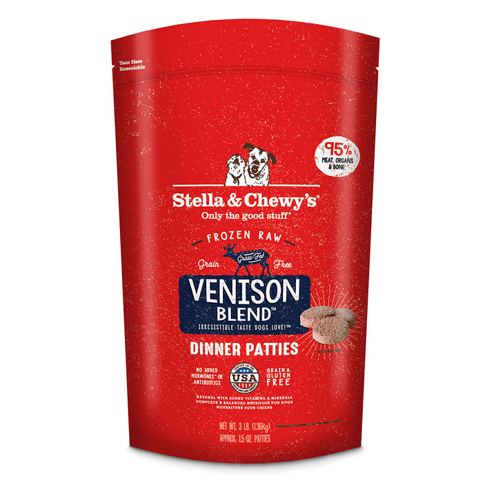 Stella and Chewy Dog Frozen Venison Patties