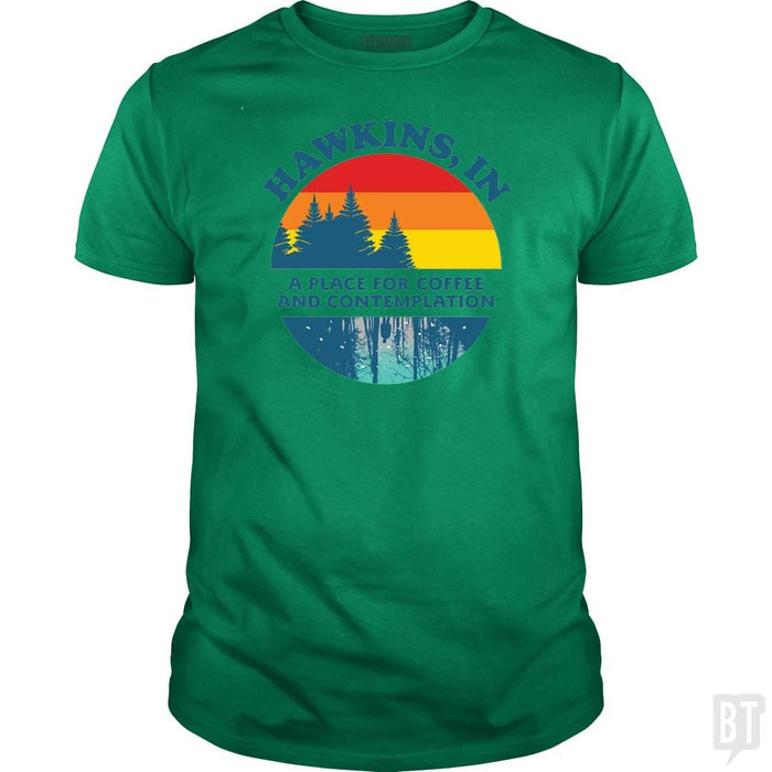 STRANGER THINGS ? Hawkins, IN - BustedTees.com