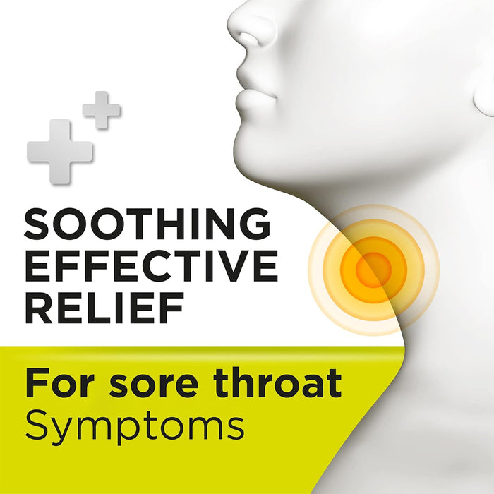 Strepsils Lemon Sugar Free Sore Throat Lozenges - 16 Pieces, Respiratory Care