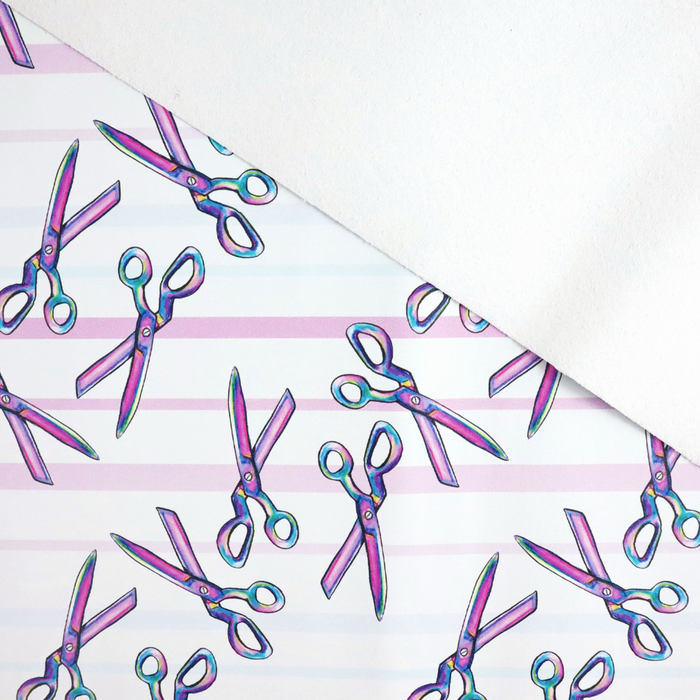 Striped Scissors | 18" Luxe Vinyl Roll - Mid-Weight