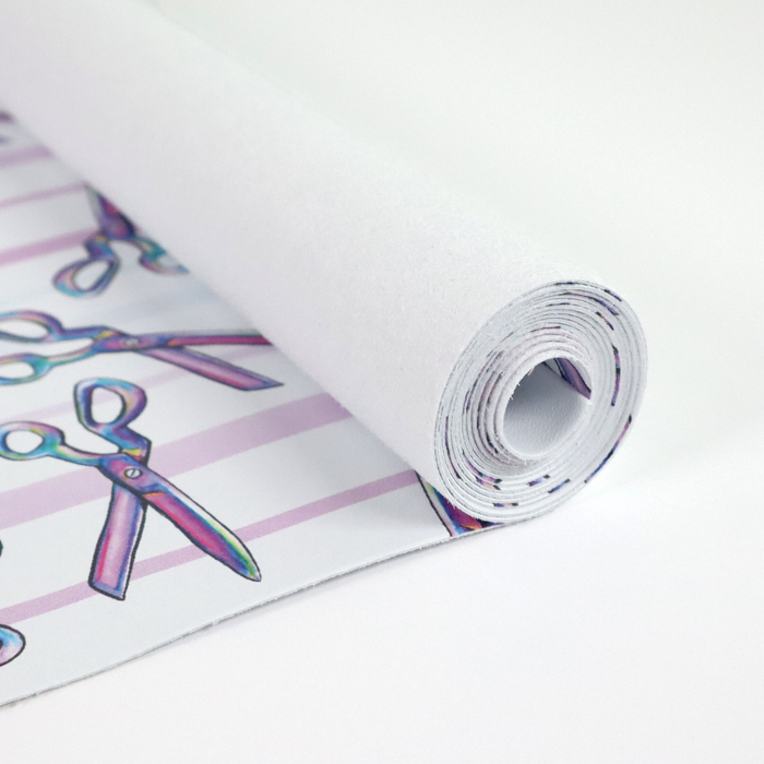 Striped Scissors | 18" Luxe Vinyl Roll - Mid-Weight