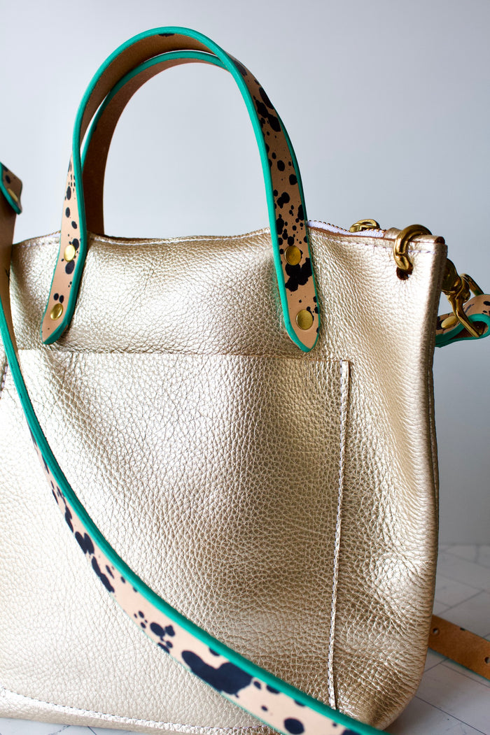 Suzi Bag in Champagne (Various Strap Colors)