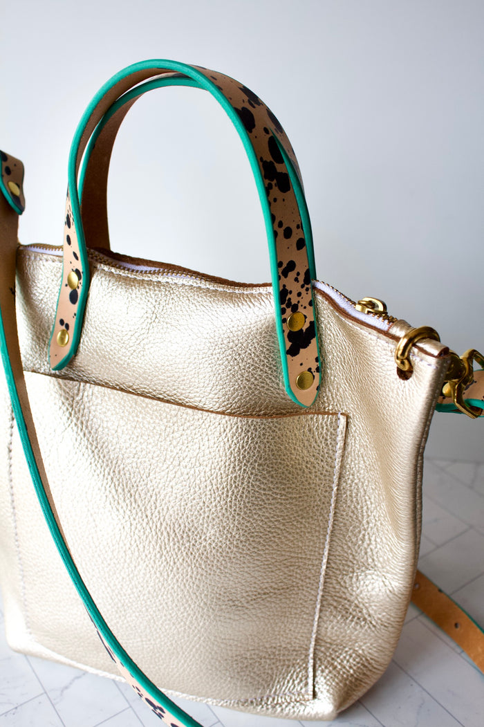 Suzi Bag in Champagne (Various Strap Colors)