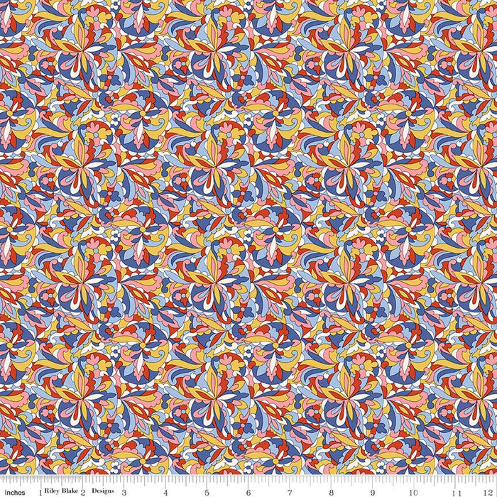 Swirling Kaleidoscope (A) by Liberty Fabrics