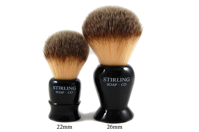 Synthetic Shave Brush - 22mm x 51mm (Li'l Brudder)