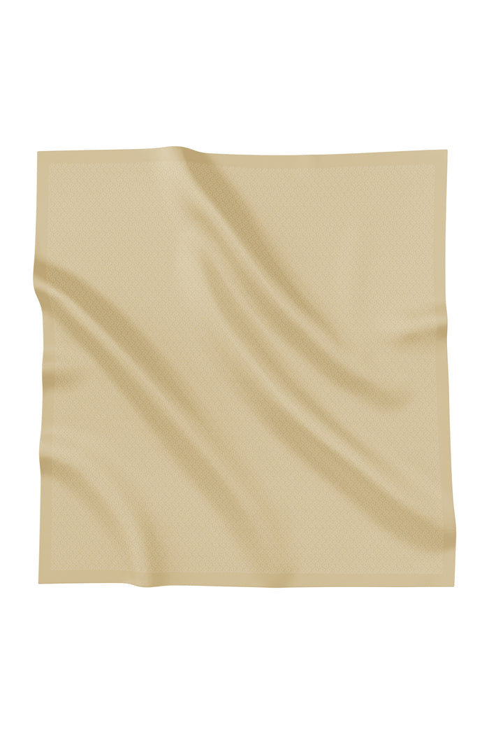 tapis square scarf in rattan by buttonscarves