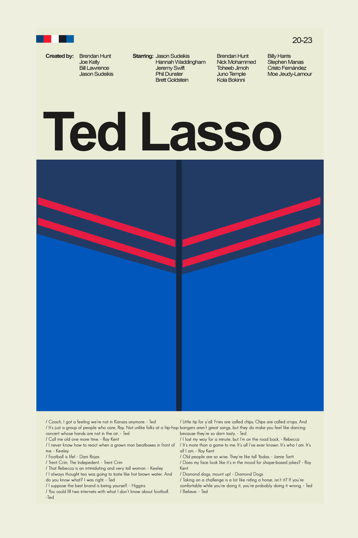 Ted Lasso - Jacket | 12"x18" or 18"x24" Print only
