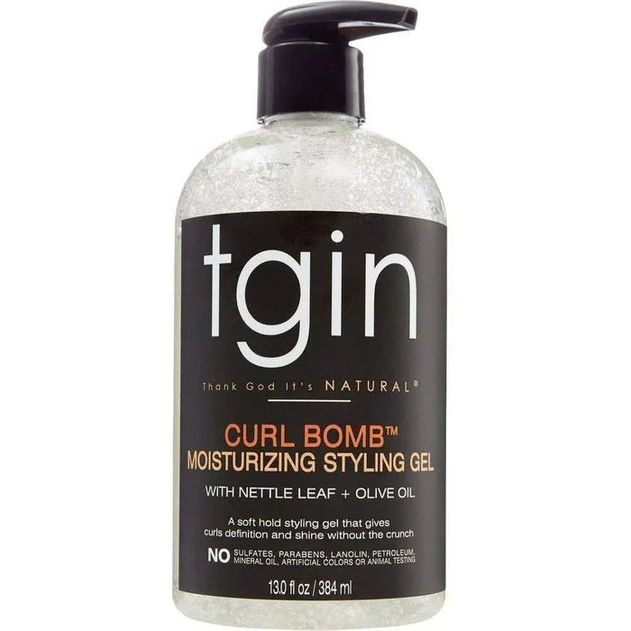 TGIN Curl Bomb Moisturising Styling Gel 13oz